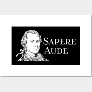 Immanuel Kant - Sapere Aude Posters and Art